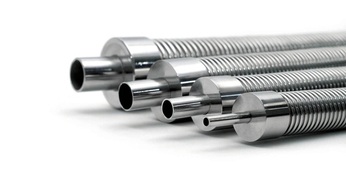 Four Insulon Vacuum Jacketed Hoses